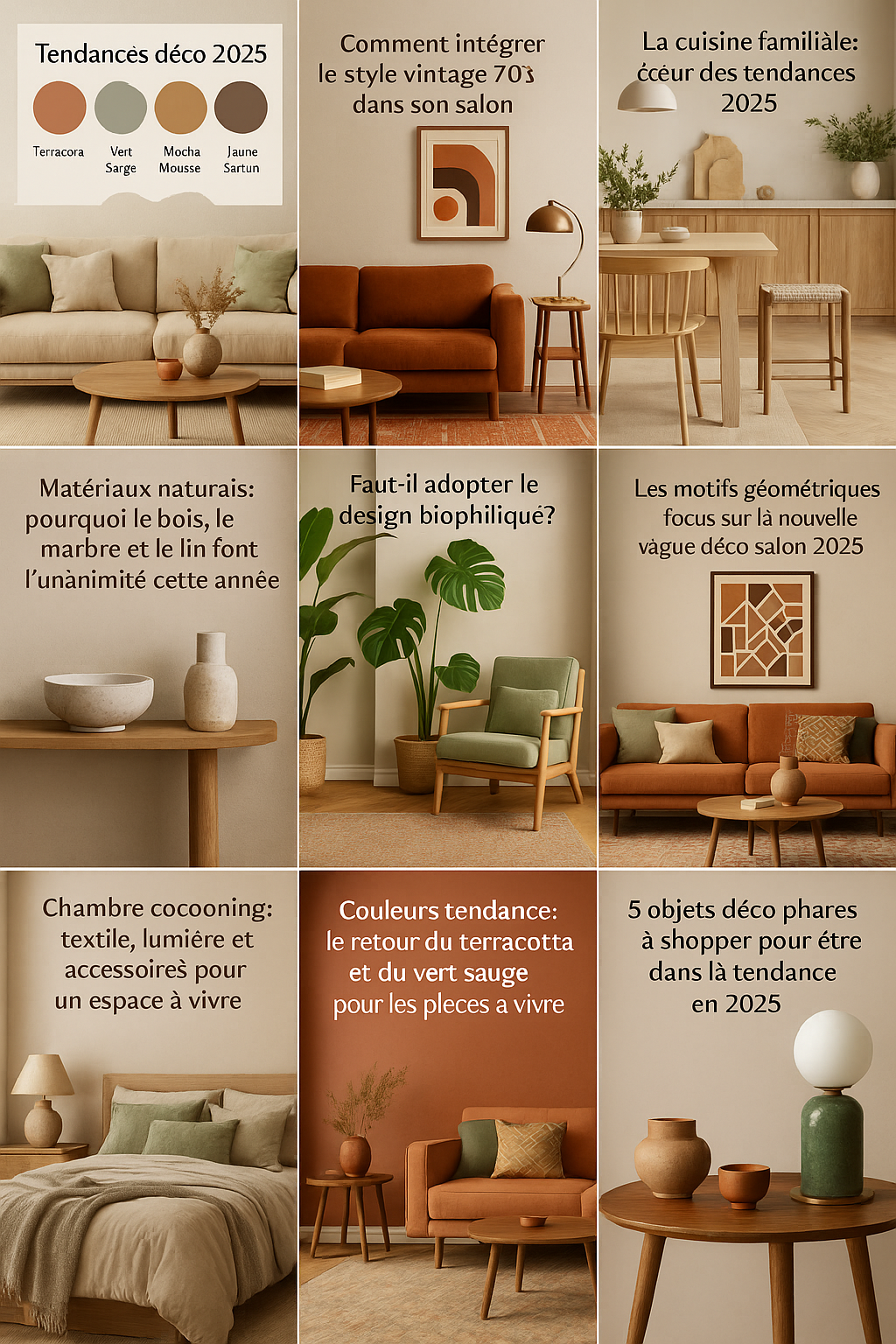 Tendance déco 2025 – 10 astuces à adopter